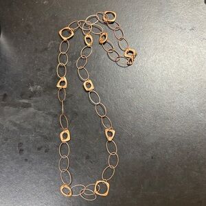 Elegant Copper Chain Necklace
